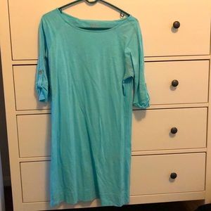 Light blue t-shirt dress